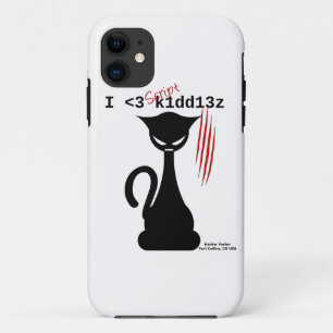 I <3 Script K1dd13z iPhone 11 Case