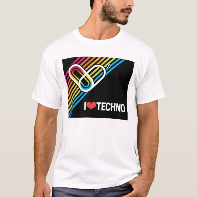 I <3 Techno T-Shirt (Front)
