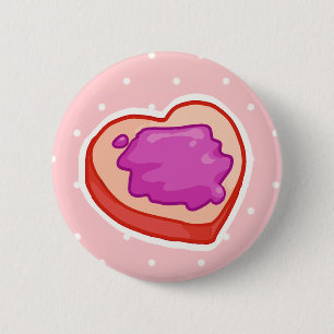 I <3 Toast 2 Inch Round Button