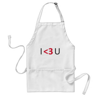 i <3 u standard apron
