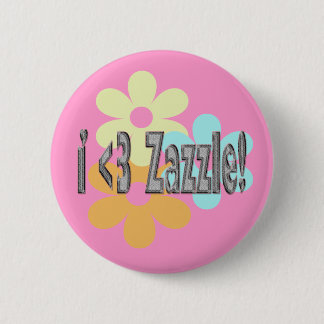 I <3 Zazzle! 2 Inch Round Button