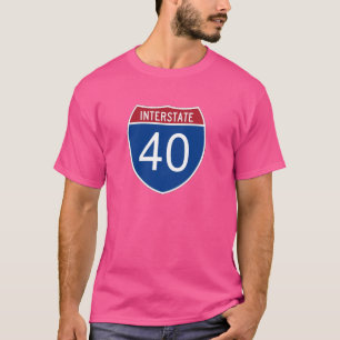 I-40 Interstate Road Trip Travel Souvenir - Inters T-Shirt