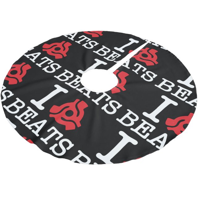 I 45 Adapter Beats Brushed Polyester Tree Skirt (Angled)