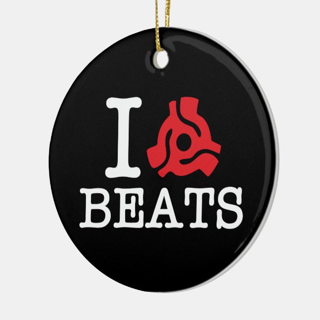 I 45 Adapter Beats Ceramic Ornament (Left)