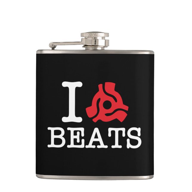 I 45 Adapter Beats Hip Flask (Front)