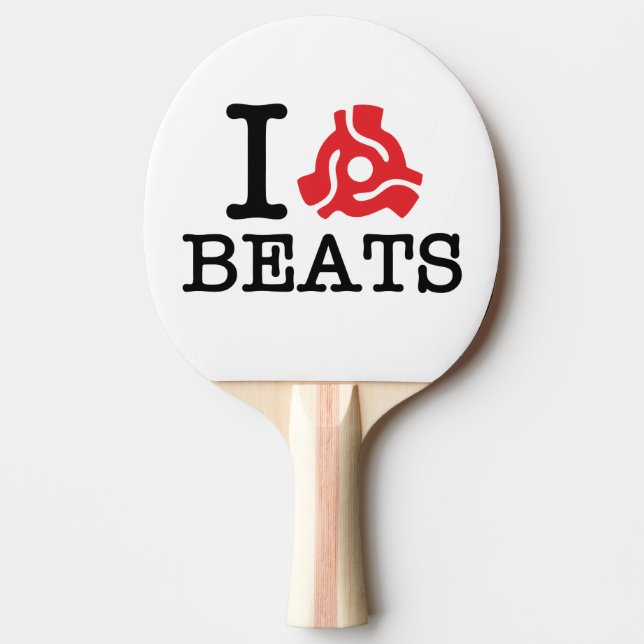 I 45 Adapter Beats Ping Pong Paddle (Front)