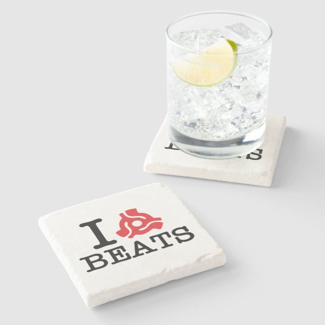 I 45 Adapter Beats Stone Coaster (Side)
