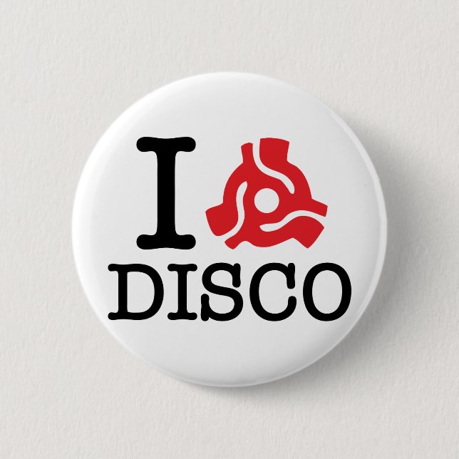 I 45 Adapter Disco 2 Inch Round Button (Front)