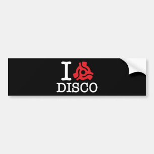 I 45 Adapter Disco Bumper Sticker
