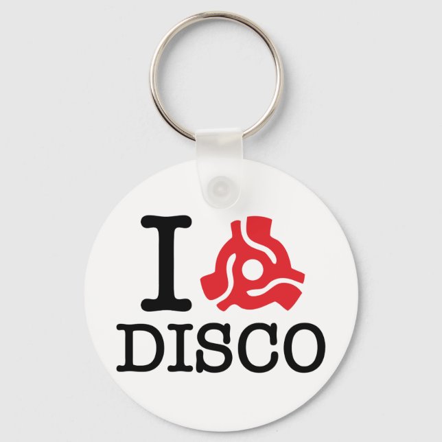 I 45 Adapter Disco Keychain (Front)
