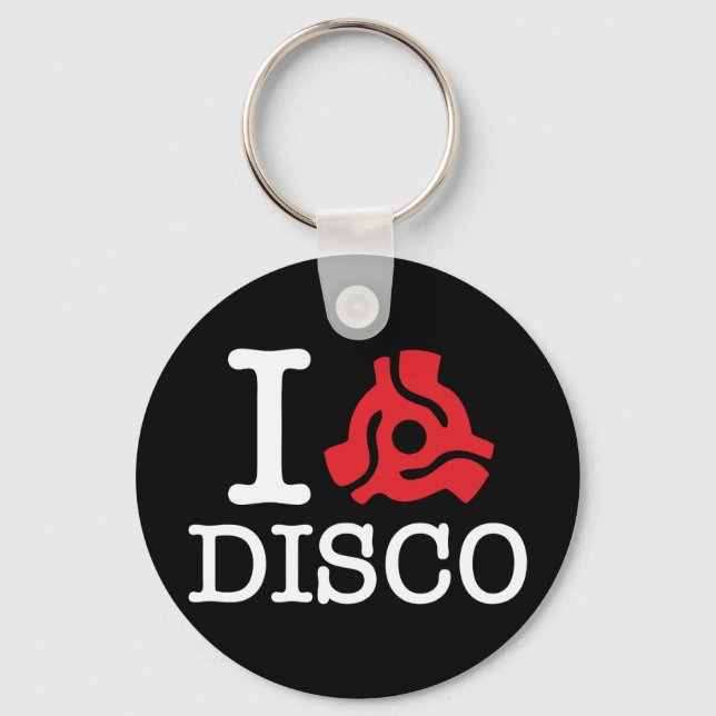 I 45 Adapter Disco Keychain (Front)