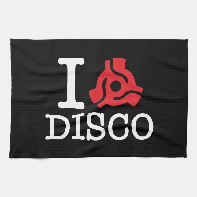 I 45 Adapter Disco Kitchen Towel (Horizontal)