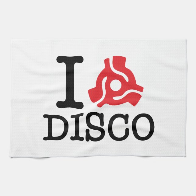 I 45 Adapter Disco Kitchen Towel (Horizontal)