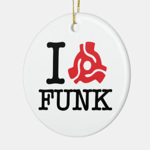 I 45 Adapter Funk Ceramic Ornament