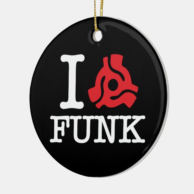 I 45 Adapter Funk Ceramic Ornament (Left)