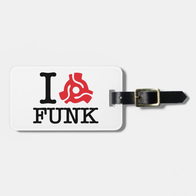I 45 Adapter Funk Luggage Tag (Front Horizontal)