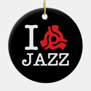 I 45 Adapter Jazz Ceramic Ornament