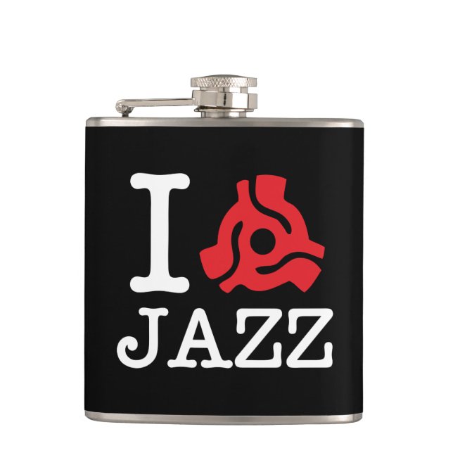 I 45 Adapter Jazz Hip Flask (Front)