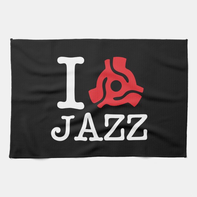 I 45 Adapter Jazz Kitchen Towel (Horizontal)