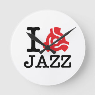 I 45 Adapter Jazz Round Clock
