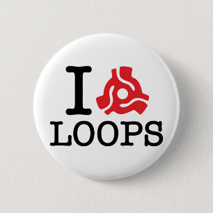 I 45 Adapter Loops 2 Inch Round Button