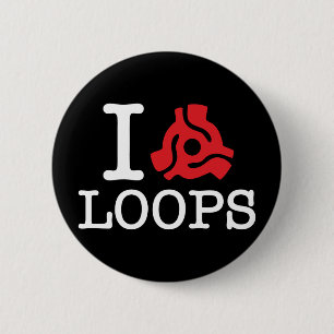 I 45 Adapter Loops 2 Inch Round Button