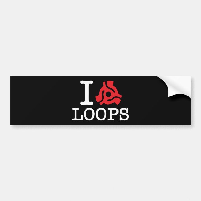 I 45 Adapter Loops Bumper Sticker (Front)