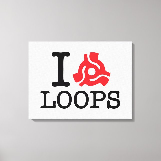 I 45 Adapter Loops Canvas Print (Front)