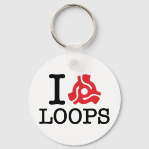 I 45 Adapter Loops Keychain
