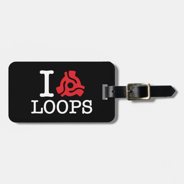 I 45 Adapter Loops Luggage Tag (Front Horizontal)