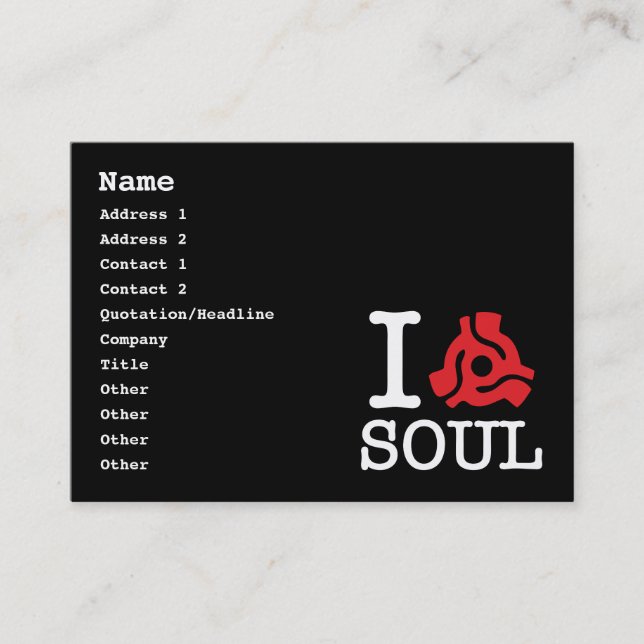 I 45 Adapter Soul Business Card (Front)