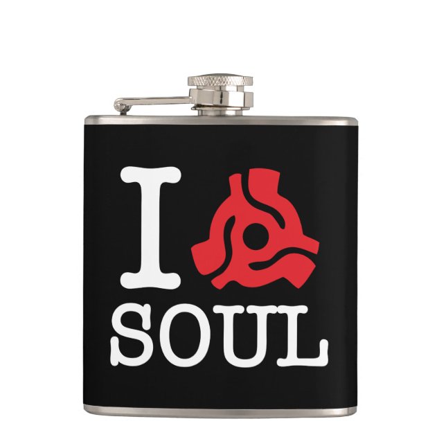 I 45 Adapter Soul Hip Flask (Front)
