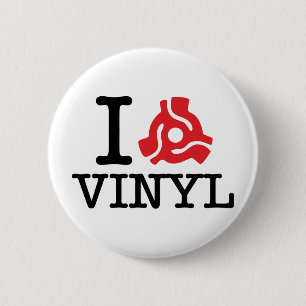 I 45 Adapter Vinyl 2 Inch Round Button