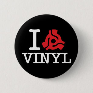 I 45 Adapter Vinyl 2 Inch Round Button