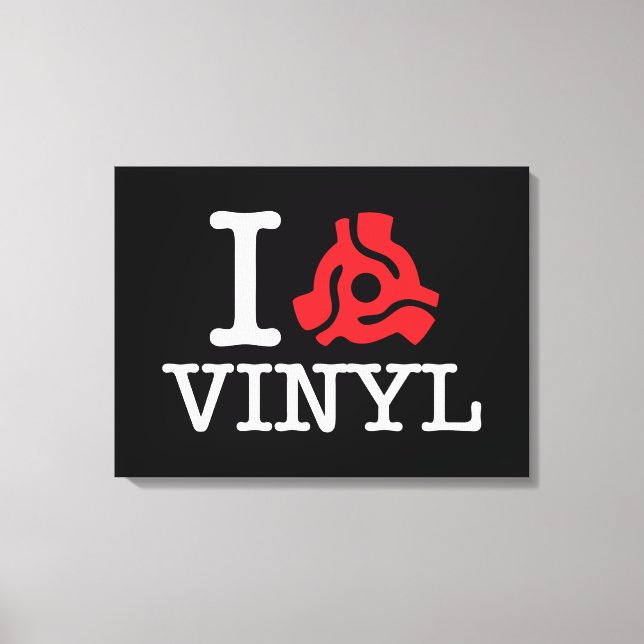 I 45 Adapter Vinyl Canvas Print (Front)