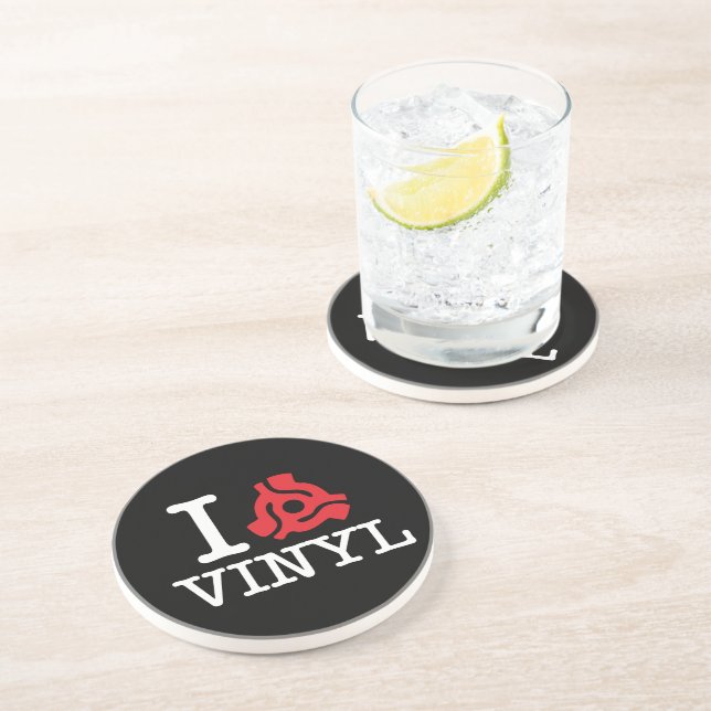 I 45 Adapter Vinyl Coaster (Side)