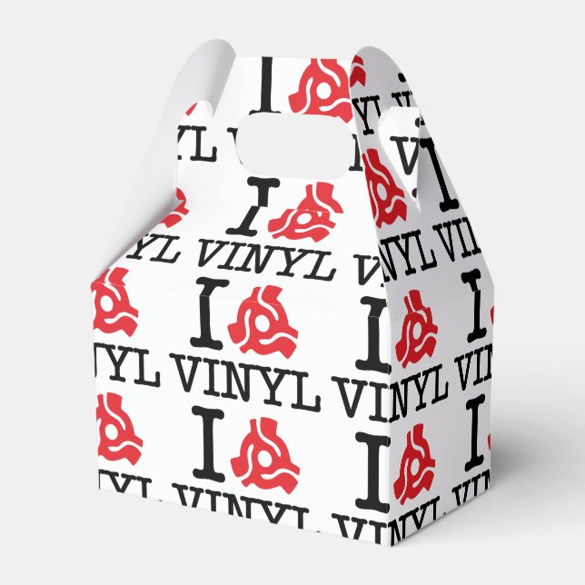 I 45 Adapter Vinyl Favor Box (Front Side)