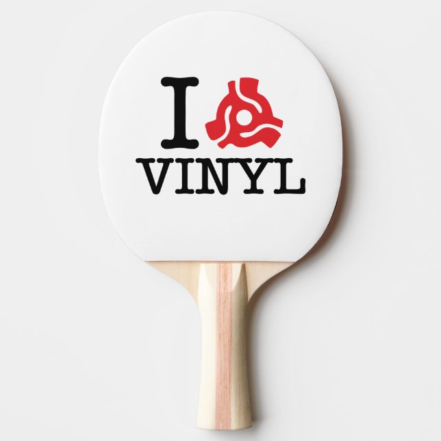 I 45 Adapter Vinyl Ping Pong Paddle (Front)