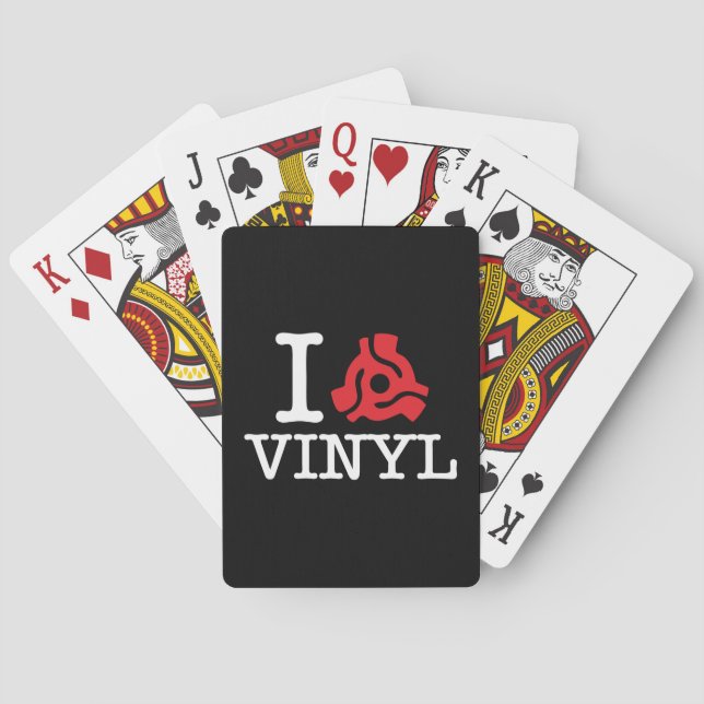 I 45 Adapter Vinyl Playing Cards (Back)