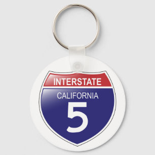 I-5 California Keychain