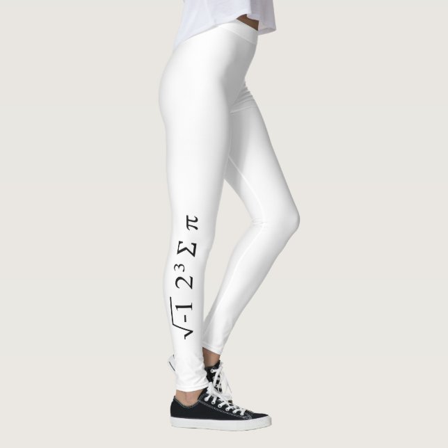 i 8 sum pi - I ate some pie - Funny Math Formula Leggings (Right)