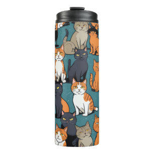 I Absolutely Love Cats Thermal Tumbler