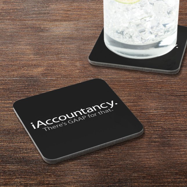 i Accountancy - There's GAAP For That Coaster (Creator Uploaded)