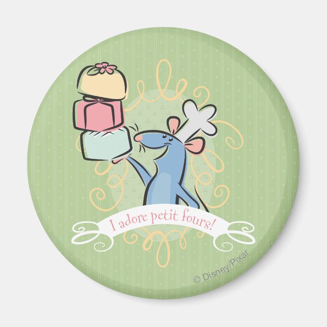 I adore petit fours! magnet (Front)