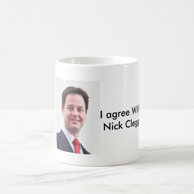 I agree With Nick Clegg Mug (Center)