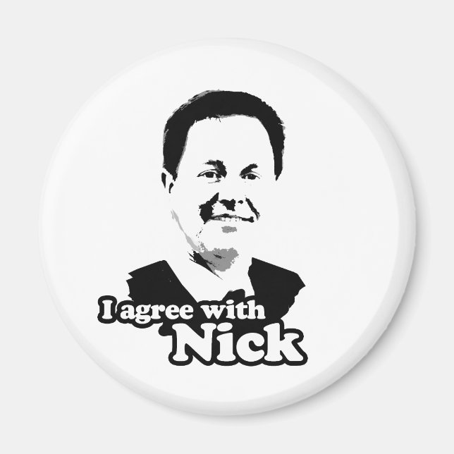 I agree with Nick Magnet (Front)