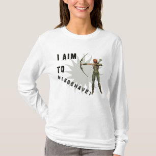"I aim to misbehave" for Serenity and Firefly fans T-Shirt