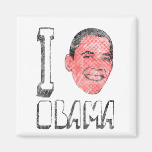 I aimant d'Obama de coeur