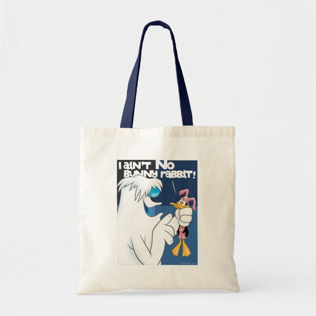 "I Ain't No Bunny Rabbit" Hugo & DAFFY DUCK™ Tote Bag (Front)