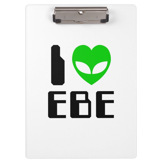 I Alien Heart EBE Clipboard (Front)
